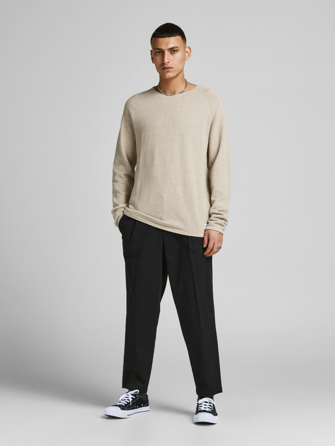 JJEHILL Pullover - Oatmeal